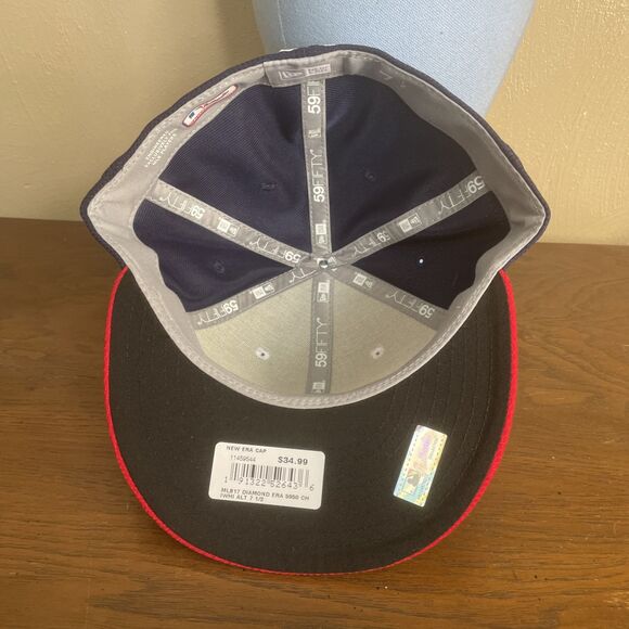 New Era Chicago White Sox 59Fifty Throwback Baseball Cap Fitted Hat - Size 7-1/2 - Picture 7 of 8